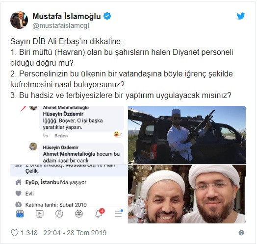 Mustafa İslamoğlu’ndan Ali Erbaş’a: Bu şahıslar halen Diyanet personeli mi? - Resim: 2
