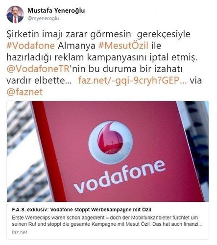 Vodafone Almanya’dan skandal Mesut Özil kararı - Resim: 1