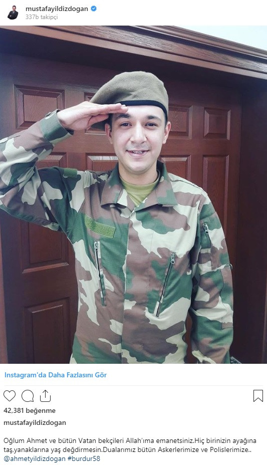 Ölürüm Türkiyem şarkısıyla tanınmıştı! Mustafa Yıldızdoğan’ın oğlu bedelli asker oldu - Resim: 1