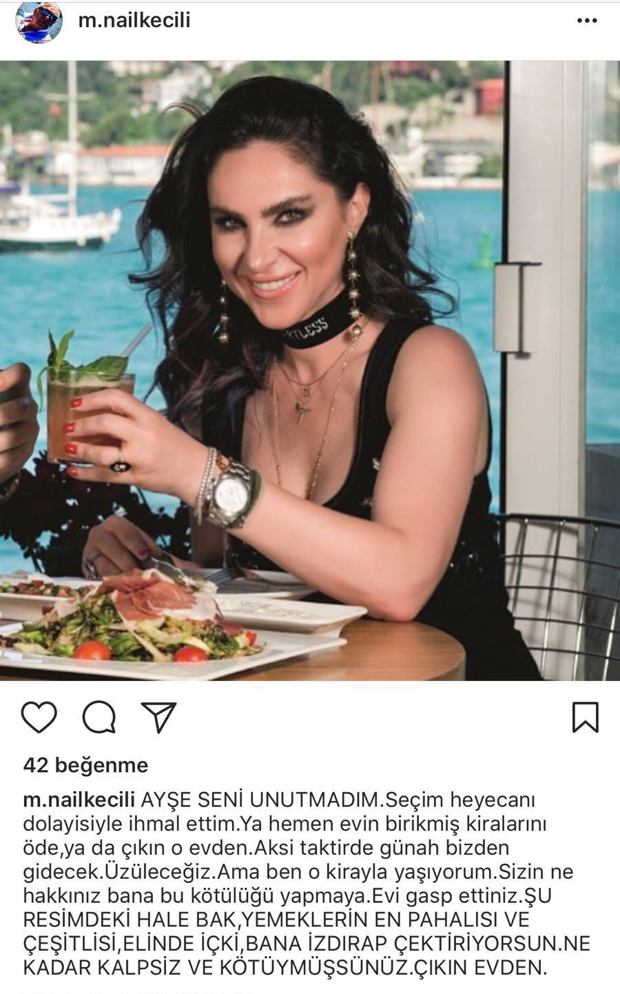 Nail Keçili, Ayşe Kucuroğlu'nun peşini bırakmıyor - Resim: 1