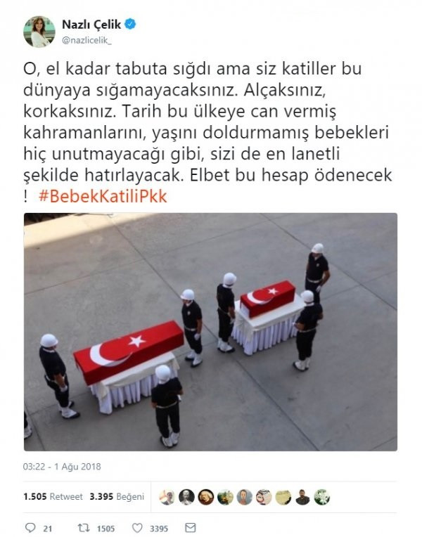 Nazlı Çelik'ten bebek katillerine: Alçaksınız - Resim: 1