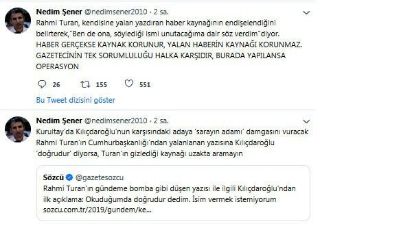 Nedim Şener'den Rahmi Turan'a sert tepki: Yaptığı operasyondur - Resim: 2
