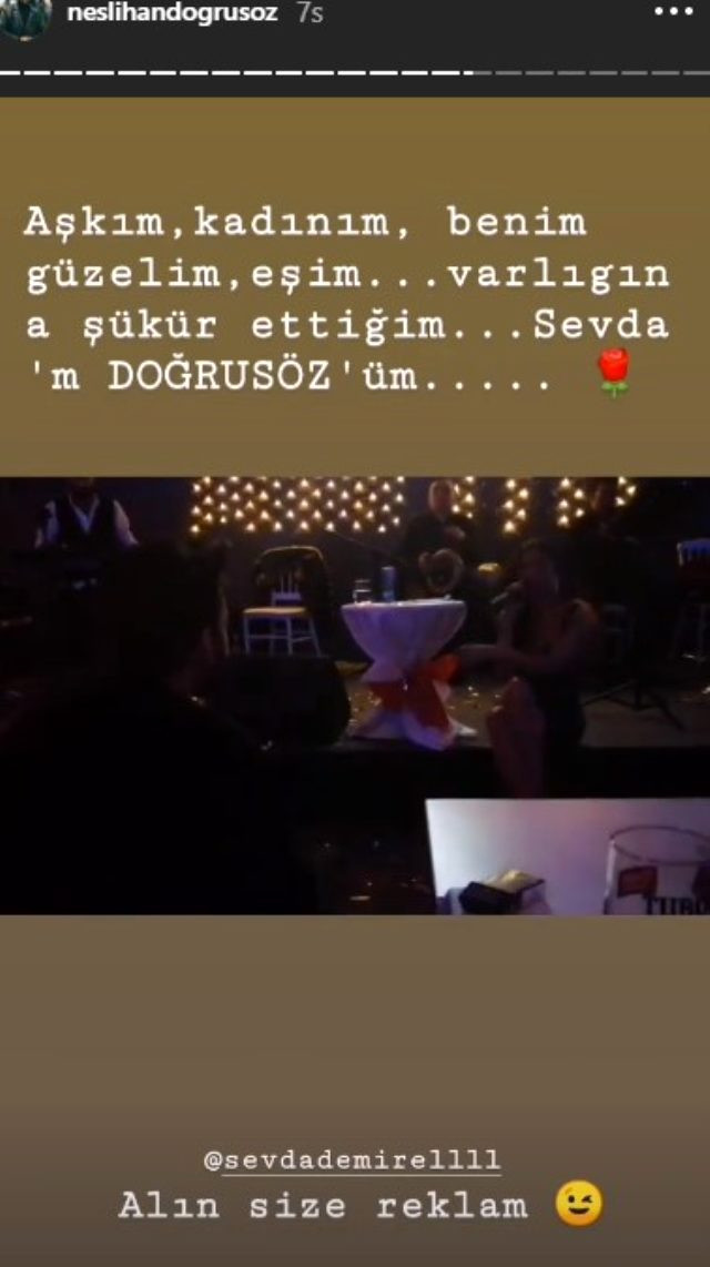 Neslihan Doğrusöz'den Sevda Demirel'e iltifat: Kadınım, güzel eşim - Resim: 1