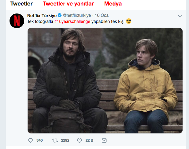 Netflix'in 10 years challenge paylaşımına spoiler tepkisi - Resim: 1