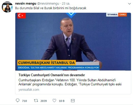 Nevşin Mengü’den Erdoğan'ı kızdıracak paylaşım - Resim: 1
