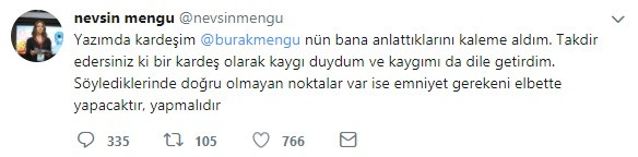 Nevşin Mengü'den kardeşiyle ilgili açıklama: Kaygı duydum - Resim: 1