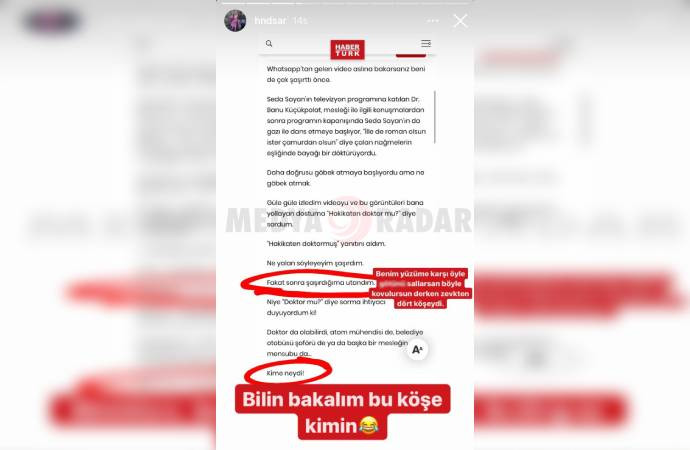 Hande Sarıoğlu’ndan Altaylı’ya Sert Tepki: Ben Giderken Ölü Taklidi Yaptı - Resim: 1