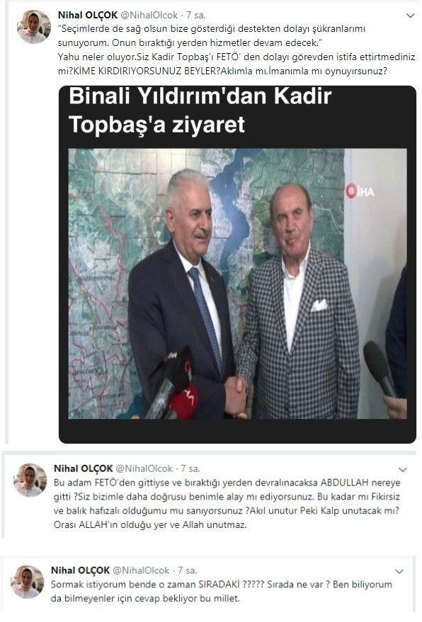 Nihal Olçok'u isyan ettiren Binali Yıldırım fotoğrafı - Resim: 1