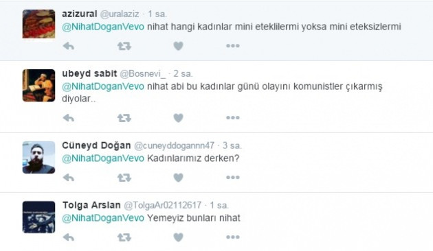 Nihat Doğan'ın 8 Mart paylaşımına mini etek tepkisi - Resim: 2