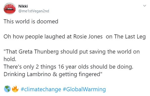 İngiliz kanalında Greta Thunberg'le ilgili cinsel espriye Twitter'da tepki - Resim: 3