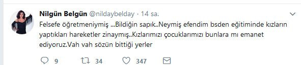 Nilgün Belgün’den sapık Felsefe öğretmeni hakkında sert paylaşım - Resim: 2