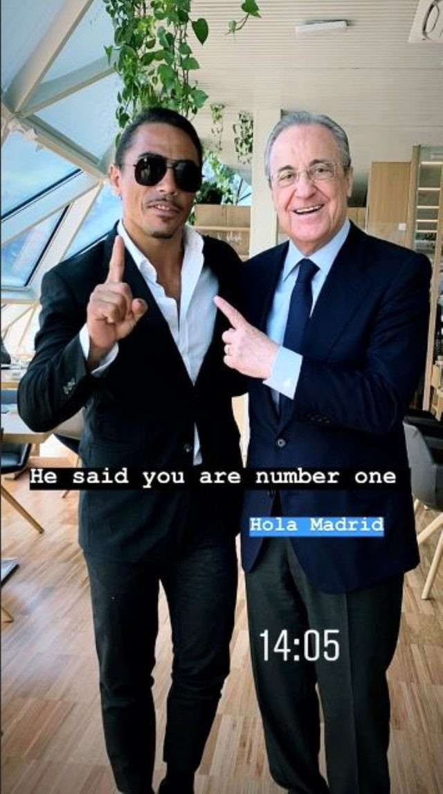 Nusret Real Madrid maçı öncesi sahaya çıktı - Resim: 2