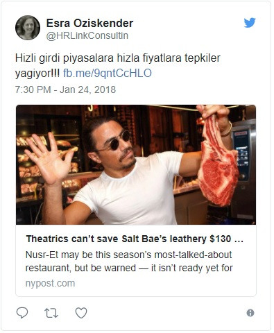 Nusret’e fiyat tepkisi: Şaşlık 70 dolar - Resim: 2