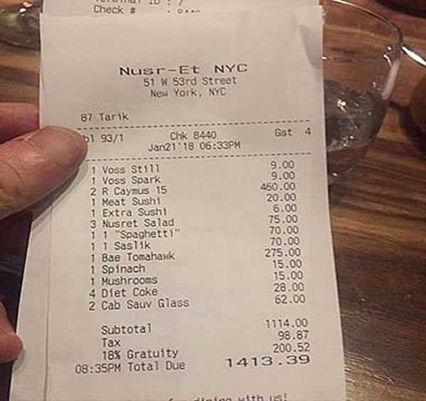 Nusret’e fiyat tepkisi: Şaşlık 70 dolar - Resim: 1