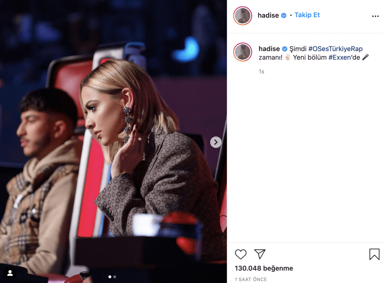 Hadise'den Olay O Ses Türkiye Paylaşımı: Aleyna İddialarına Noktayı Koydu! - Resim: 1