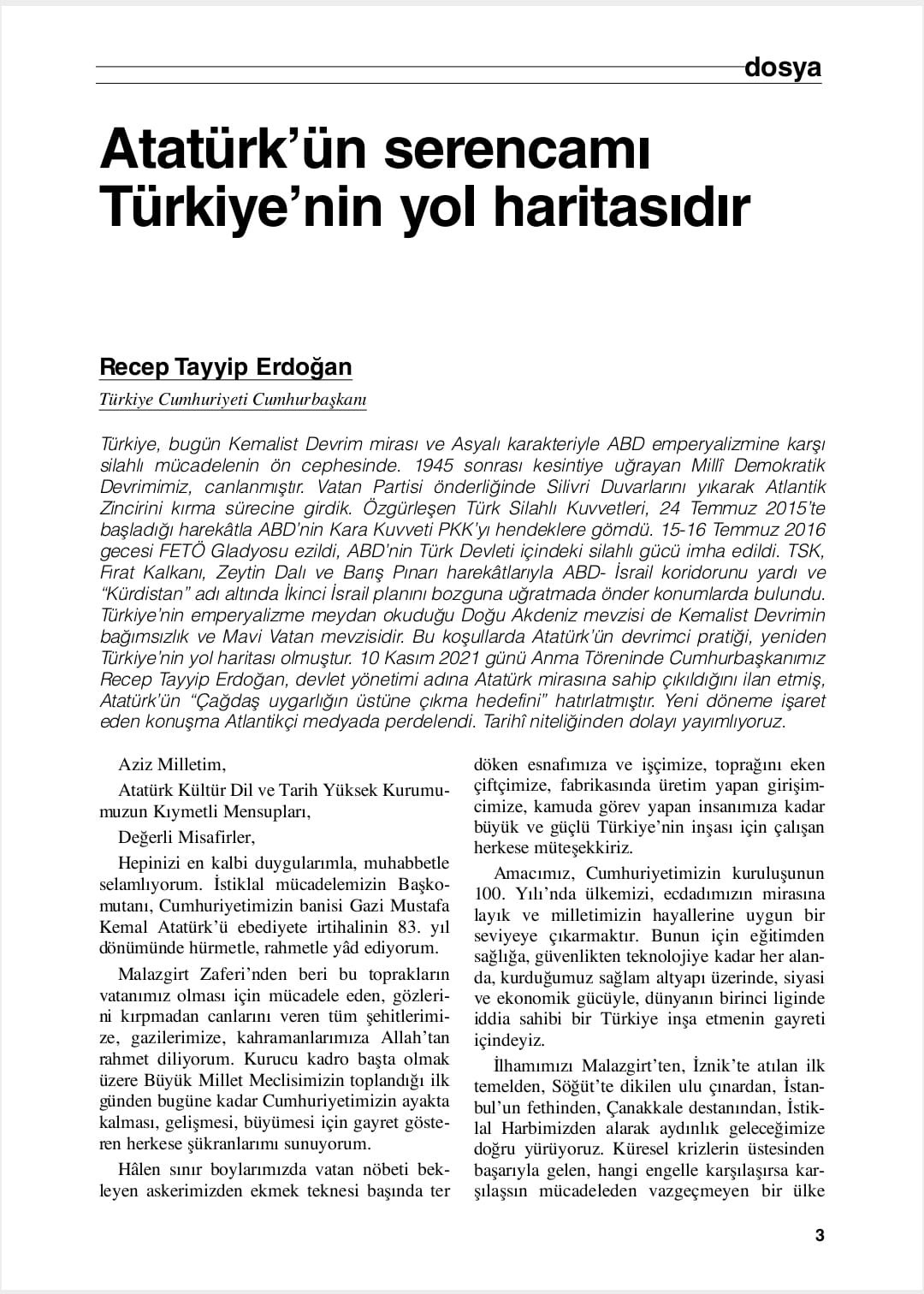 Erdoğan Sosyalist Dergiye Nasıl Başyazar Oldu? - Resim: 1
