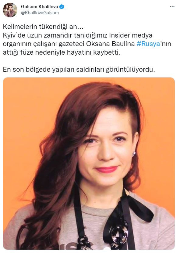 Rus Gazeteci Oksana Baulina Rus Füzesiyle Öldü - Resim: 2