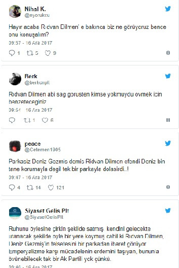 Erdoğan'ı Deniz Gezmiş'e benzeten Rıdvan Dilmen'e sosyal medyada tepkiler - Resim: 3