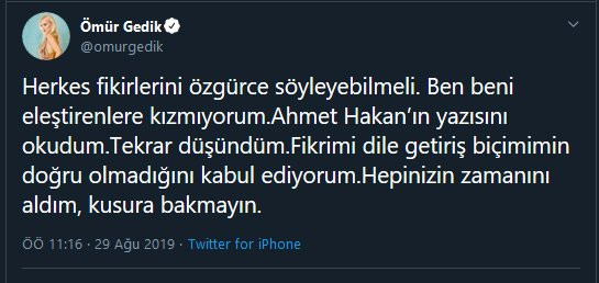 Ömür Gedik seksi şort tartışmasında geri adım attı - Resim: 1