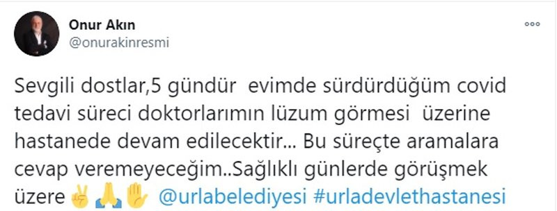 Onur Akın’ın koronavirüs tedavisinde flaş gelişme - Resim: 1