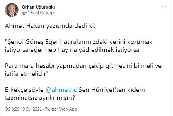 Ahmet Hakan'a Zor Soru: Hürriyet'ten Tazminatsız Ayrılır mısın? - Resim: 1