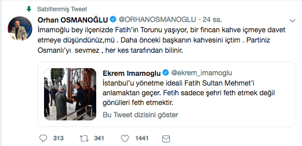 Osmanlı torunundan Ekrem İmamoğlu'na sitem - Resim: 1