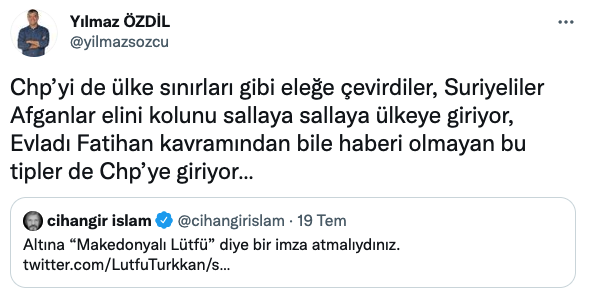 Yılmaz Özdil’den CHP’ye Sert Eleştiri! Bu Tipler de Partiye Giriyor…