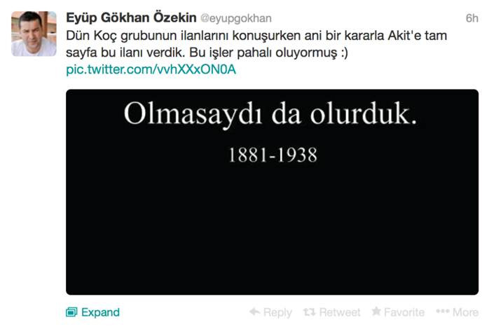 Atatürk İçin Olmasaydın da Olurduk Diye İlan Veren Özekin AKP Yönetimine Girdi - Resim: 1