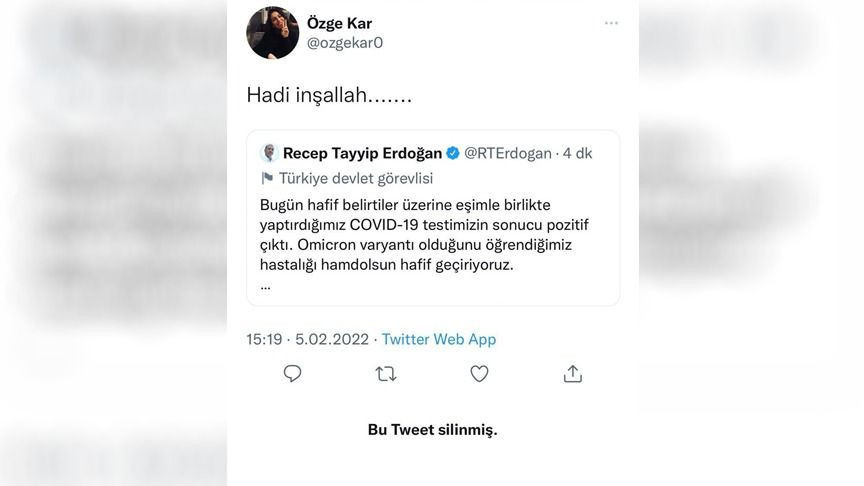 Erdoğan için Hadi İnşallah Diyen Karar Editörü İşten Çıkarıldı - Resim: 1