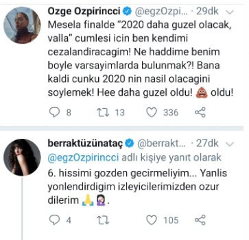 Özge Özpirinçci’nin 2020 yılı temennisi tutmayınca… - Resim: 2