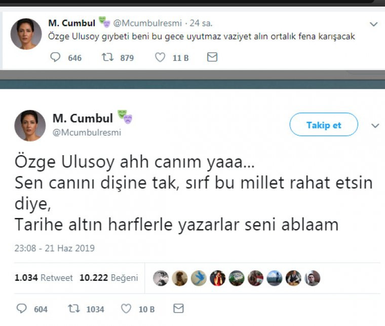 Meltem Cumbul'dan Özge Ulusoy'a ilginç mesaj! - Resim: 1