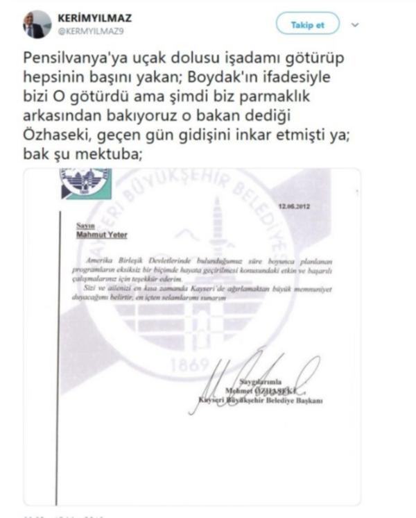 Cumhuriyet'ten Özhaseki’yi köşeye sıkıştıracak belge - Resim: 1