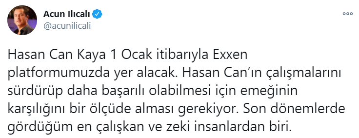Acun Ilıcalı'dan Hasan Can Kaya'ya gelen tepkilere cevap - Resim: 1
