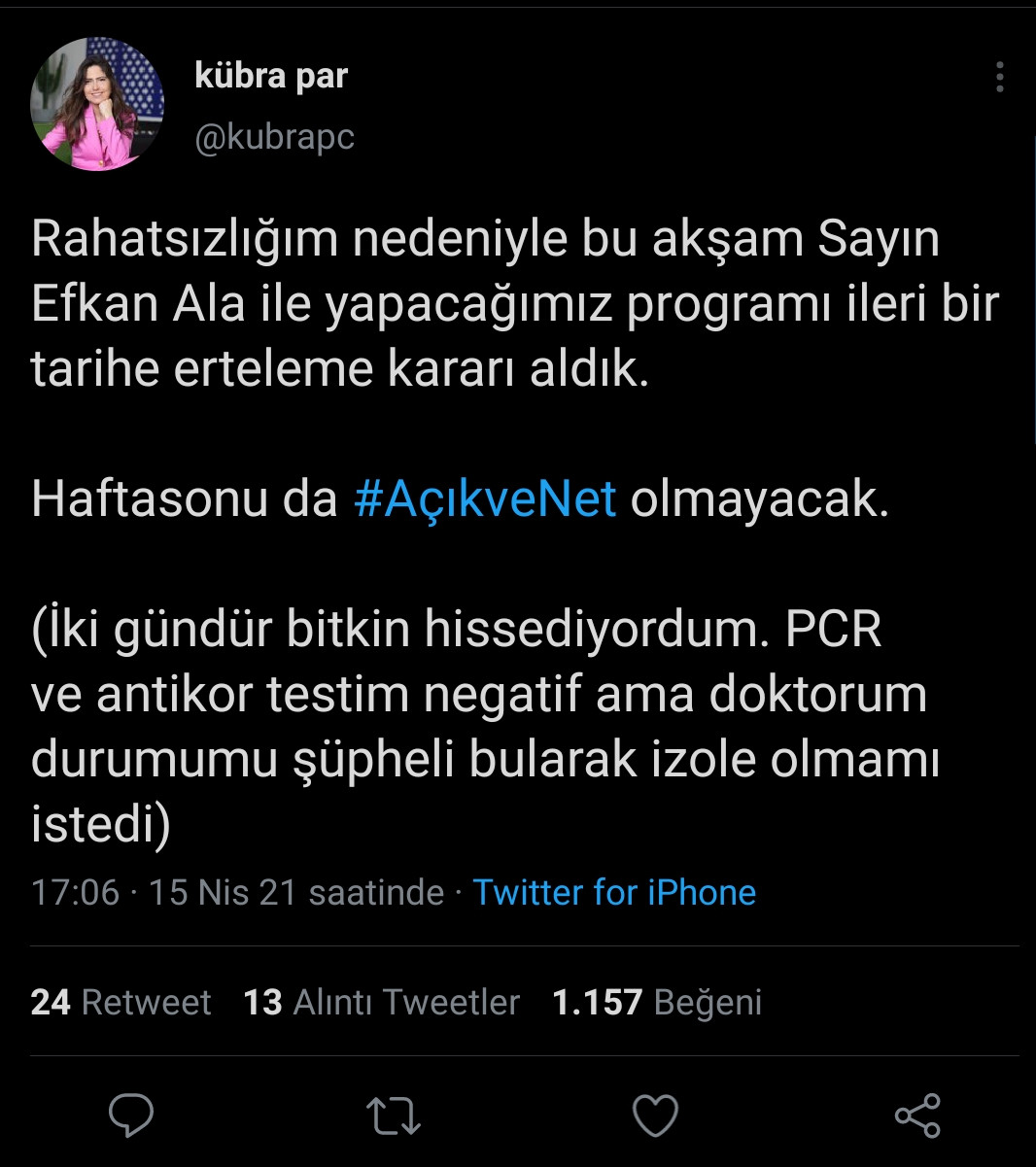 Kübra Par HaberTürk'teki Programına Ara Verdi - Resim: 1