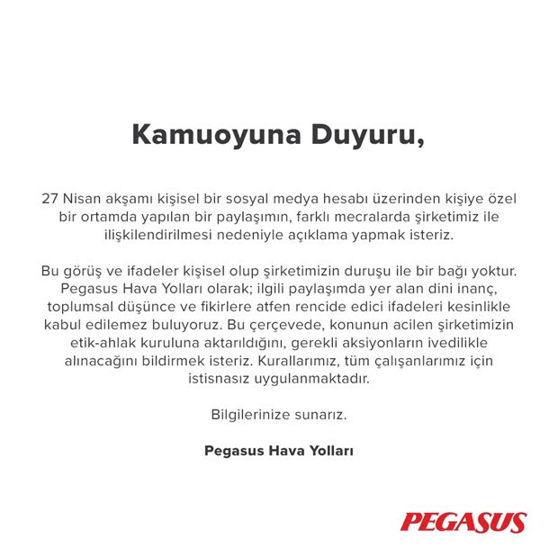 İşten Çıkarılan Pegasus Çalışanlarına Soruşturma Başlatıldı - Resim: 1