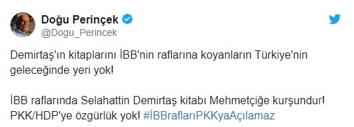 Perinçek'ten İBB'ye Demirtaş tepkisi: Bu Mehmetçiğe kurşundur - Resim: 1
