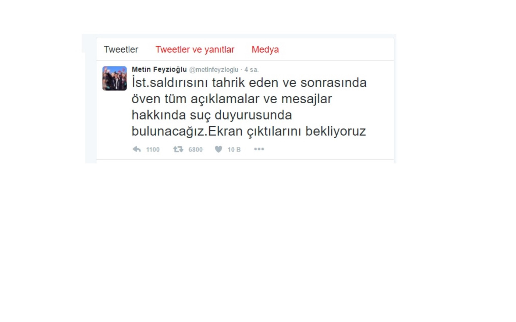 Feyzioğlu'ndan Reina katliamını övenlere suç duyurusu - Resim: 1