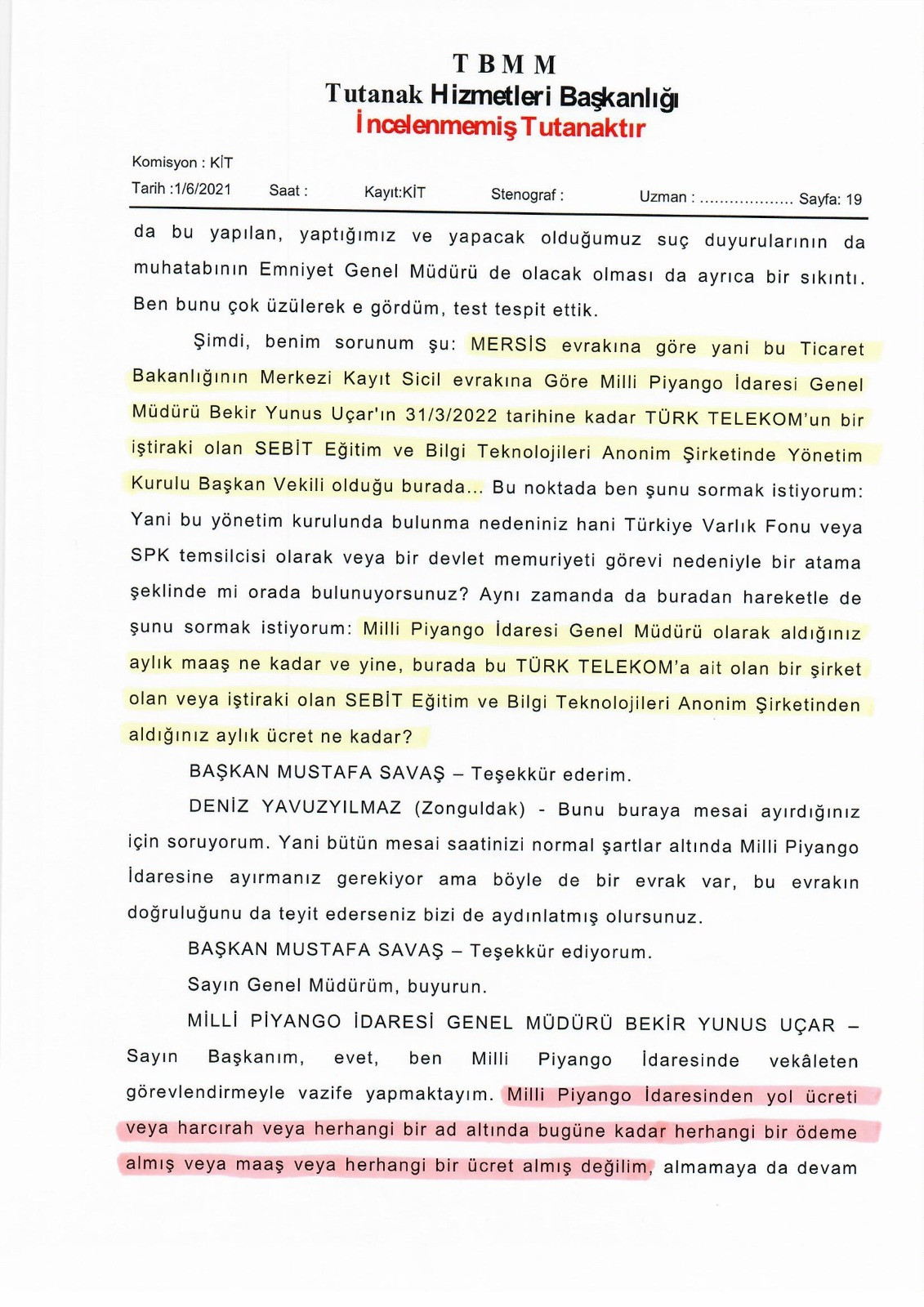 Milli Piyango Genel Müdürü, Özel Bir Şirketin Bordrolu Çalışanı Çıktı! - Resim: 1