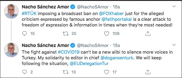 Avrupa Parlamentosu'ndan RTÜK'e FOX Haber ve Fatih Portakal tepkisi - Resim: 1