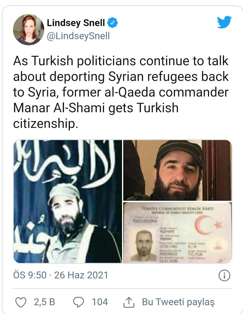 El Kaide Teröristi Saç Ektirip Türk Vatandaşı Yapılmış - Resim: 1