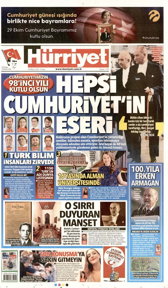 Hürriyet'ten Büyük Skandal: Manşette Goebbels - Resim: 1