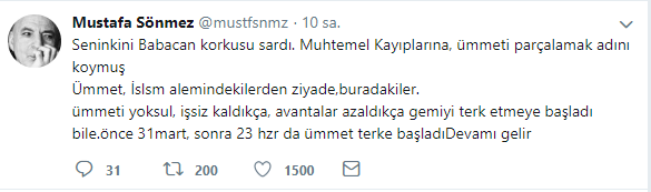 Ekonomist Mustafa Sönmez: Erdoğan'ı Babacan korkusu sardı, ümmet terke başladı - Resim: 1