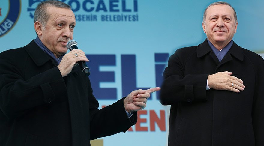 Başbakan'ın siyah montu, Erdoğan'ın mor kaşkolu.. Liderlerin miting modası - Resim: 1