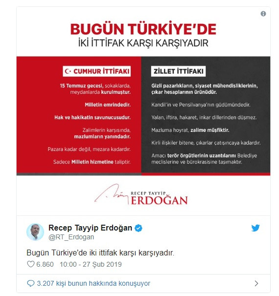 Erdoğan’ın ittifak paylaşımına Meral Akşener’den sert tepki - Resim: 1