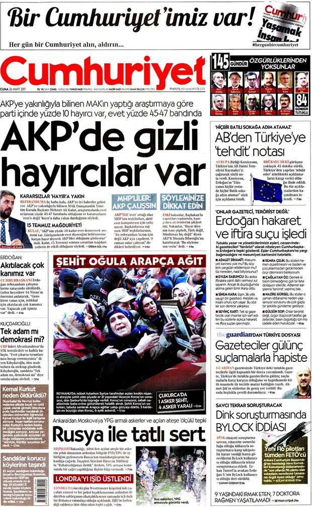 Mak araştırmadan Cumhuriyet'e yalanlama geldi - Resim: 1