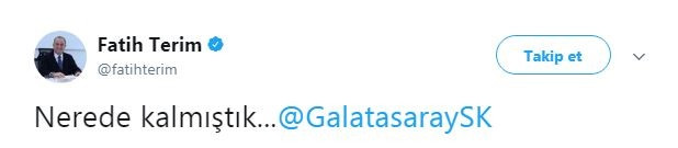 Nerede kalmıştık diyen Fatih Terim'e Twitter'dan şok cevap - Resim: 1