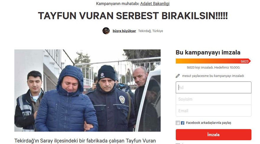 Karısının sevgilisini öldüren koca için imza kampanyası - Resim: 2