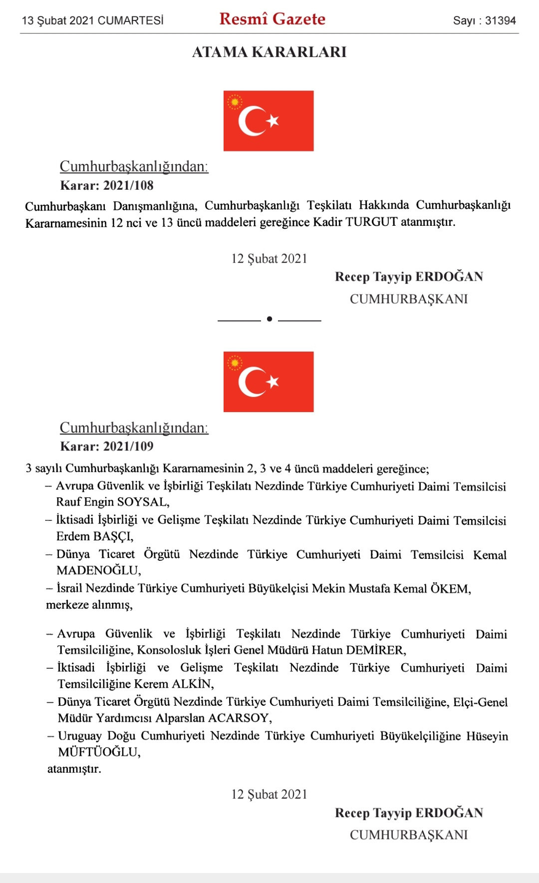 Erdoğan İmzaladı, Sabah Yazarı Nereye Atandı? - Resim: 1