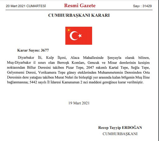 Plakası da 21 Ama... Erdoğan Diyarbakır'ın Haritasını 21 Mart'ta Değiştirdi - Resim: 1