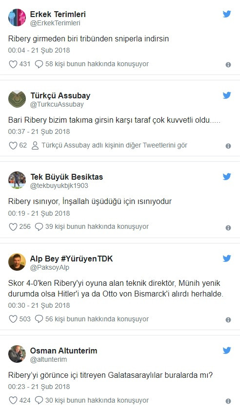 Beşiktaş taraftarından Ribery tepkisi: Hitler'i de oyuna al - Resim: 2